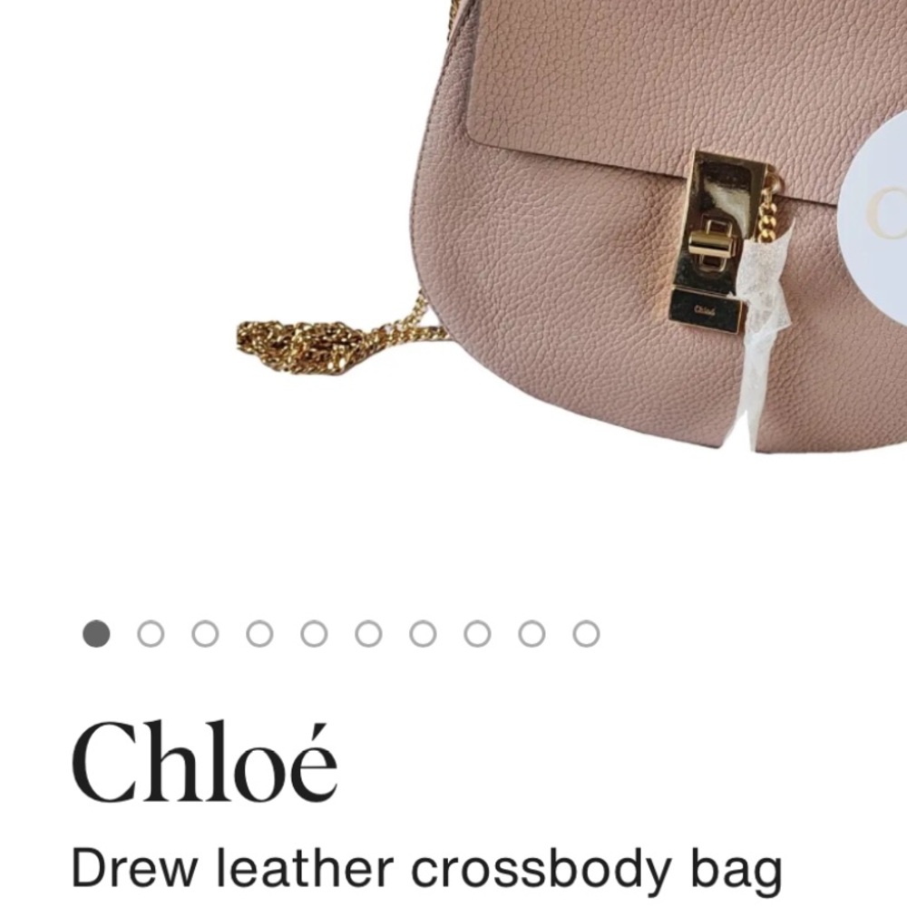 LACATTURA Lige Taupe Leather Crossbody - Picture 9 of 9